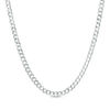 Thumbnail Image 0 of Men's 3.6mm Curb Chain Necklace in Solid 14K White Gold - 22"