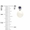 Thumbnail Image 2 of Honora 8.0-8.5mm Freshwater Cultured Pearl and Iolite Pendant and Earrings Set in Sterling Silver