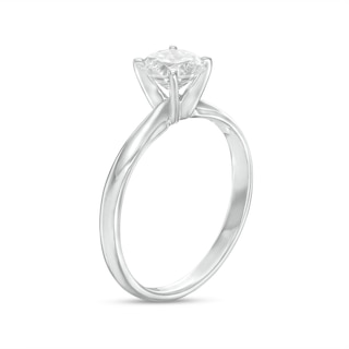 CT. Certified Diamond Solitaire Engagement Ring in 14K White Gold (J/I3