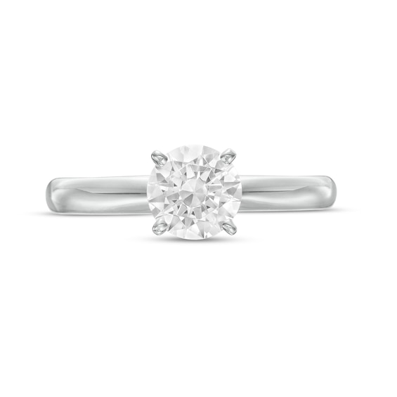 CT. Certified Diamond Solitaire Engagement Ring in 14K White Gold (J/I3