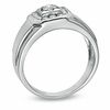 Men's 0.50 CT. T.W. Diamond Frame Ring in 10K White Gold