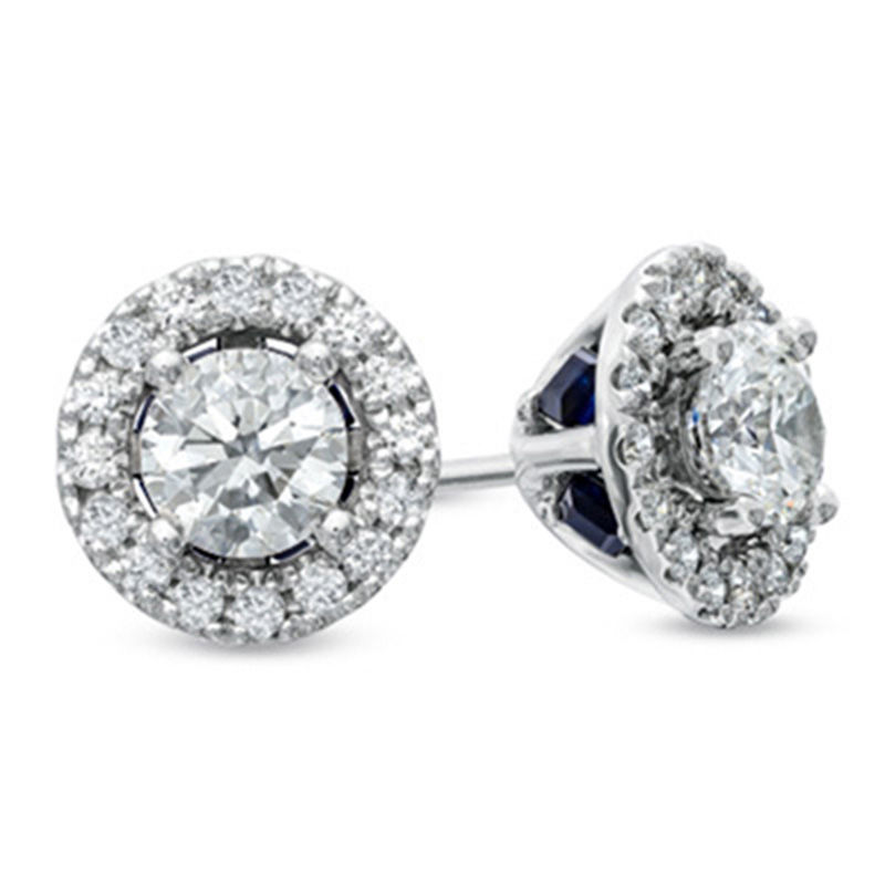 Vera wang diamond 2025 stud earrings