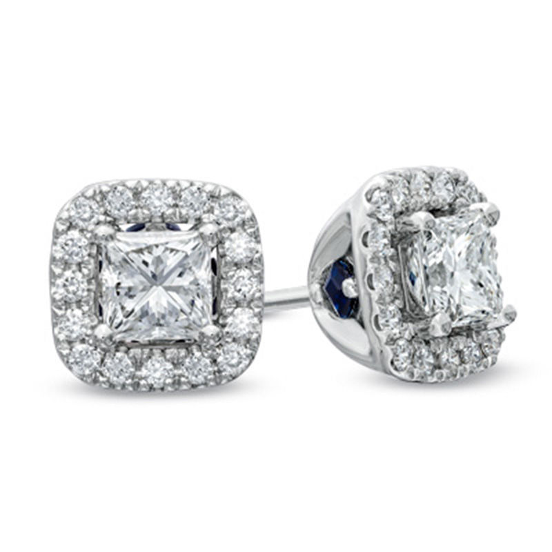 vera wang diamond studs