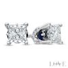 Thumbnail Image 1 of Vera Wang Love Collection 0.70 CT. T.W. Princess-Cut Diamond Stud Earrings in 14K White Gold