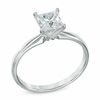 Thumbnail Image 2 of 1.00 CT. Certified Prestige® Princess-Cut Diamond Solitaire Engagement Ring in 14K White Gold (J/I1)