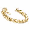 Thumbnail Image 1 of Elegance D'Italia™ Spiga Link Bracelet in Bronze with 14K Gold Plate - 7.75"