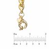 Thumbnail Image 2 of Elegance D'Italia™ Spiga Link Bracelet in Bronze with 14K Gold Plate - 7.75"