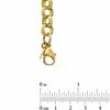 Thumbnail Image 2 of Elegance D'Italia™ 8.0mm Rolo Link Bracelet in Bronze with 14K Gold Plate - 7.75"