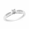 Thumbnail Image 0 of 0.20 CT. T.W. Princess-Cut Diamond Promise Ring in 10K White Gold