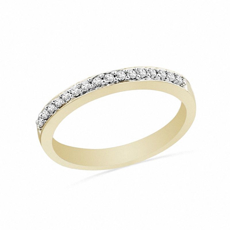 0.12 CT. T.W. Diamond Band in 10K Gold|Peoples Jewellers