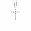 CT. T.W. Diamond Cross Pendant in 10K White Gold