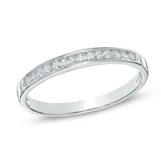 0.12 CT. T.W. Diamond Anniversary Band in Sterling Silver