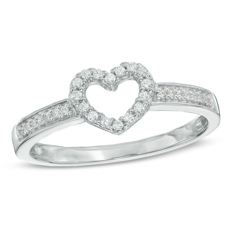 Zales diamond hot sale heart ring