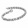 0.20 CT. T.W. Diamond "I Heart You" Bracelet in Sterling Silver