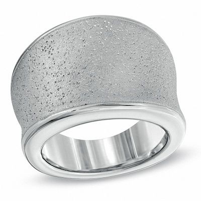 Charles Garnier Bold Cushion Ring in Sterling Silver