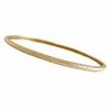 Charles Garnier Stackable Oval Bangle in Sterling Silver with 18K Gold Plate