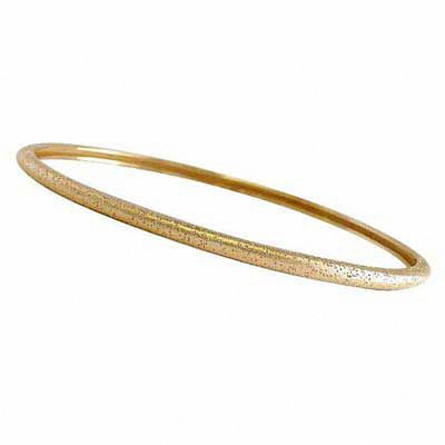 Charles Garnier Stackable Oval Bangle in Sterling Silver with 18K Gold Plate