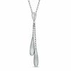 Thumbnail Image 0 of Charles Garnier Teardrop Lariat Necklace in Sterling Silver