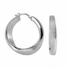 Charles Garnier 30mm Twist Hoop Earrings in Sterling Silver