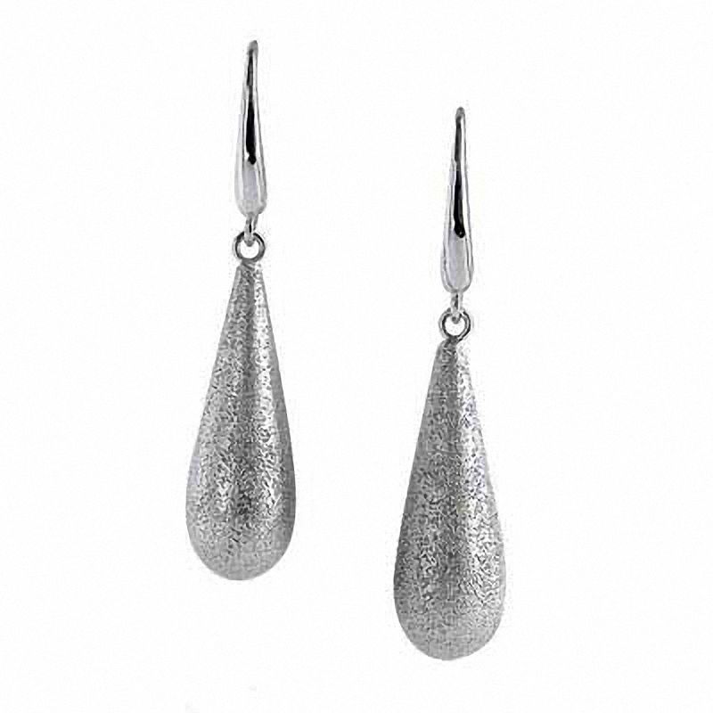 Charles Garnier Teardrop Earrings in Sterling Silver|Peoples Jewellers