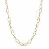 Charles Garnier Oval Link Necklace in Sterling Silver - 30"