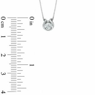 Sirena™ Diamond Accent Solitaire Pendant in 14K White Gold