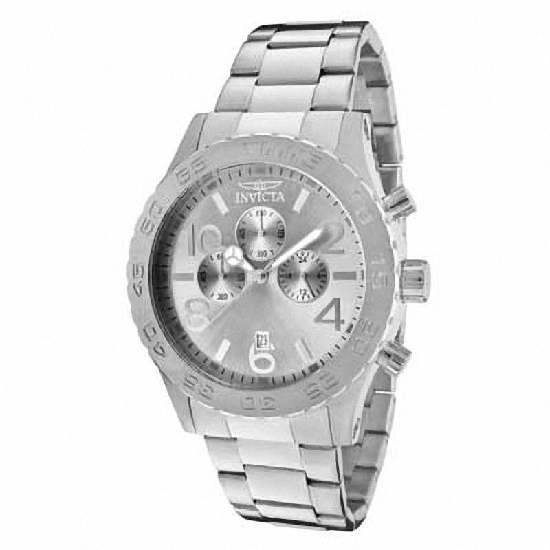 Men's Invicta Specialty Chronograph Watch with Silver-Tone Dial (Model: 1269)