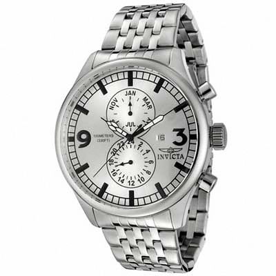 Men's Invicta Specialty Watch with Silver-Tone Dial (Model: 0366)