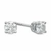 Thumbnail Image 0 of 0.95 CT. T.W. Diamond Solitaire Stud Earrings in 14K White Gold