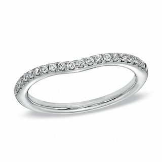 CT. T.W. Certified Diamond Band in 14K White Gold (I/SI2