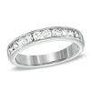 CT. T.W. Certified Diamond Wedding Band in 18K White Gold (H/VS2