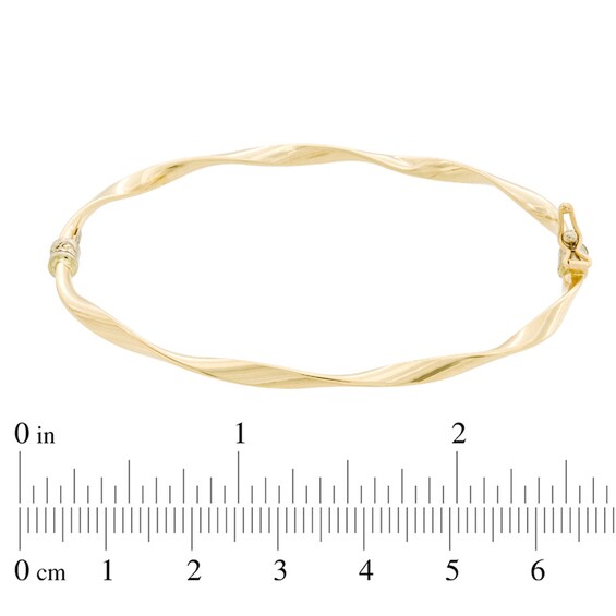 Twisted Bangle in 10K Gold