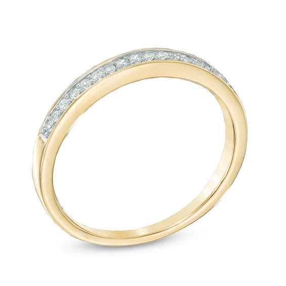 0.10 CT. T.W. Diamond Wedding Band in 10K Gold