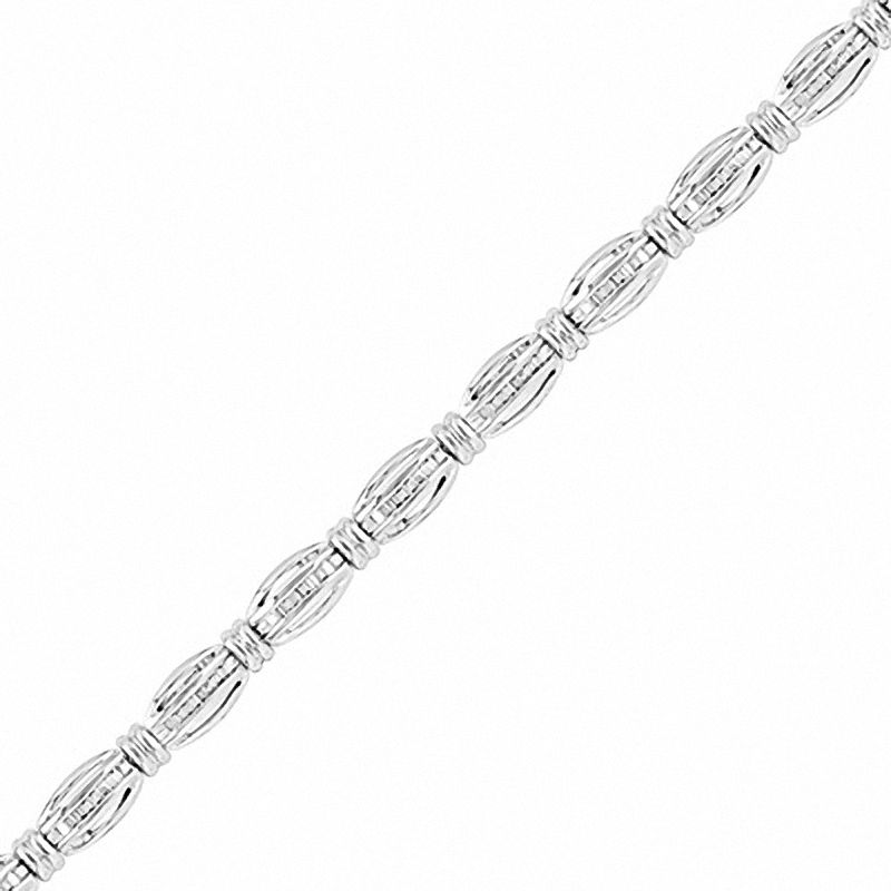 0.75 CT. T.W. Baguette Diamond Fashion Bracelet in Sterling Silver|Peoples Jewellers