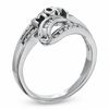 Thumbnail Image 1 of 0.10 CT. T.W. Diamond MOM Ring in Sterling Silver