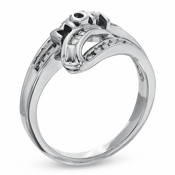 0.10 CT. T.W. Diamond MOM Ring in Sterling Silver | Peoples Jewellers