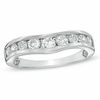 Thumbnail Image 0 of 0.70 CT. T.W. Diamond Contour Wedding Band in 14K White Gold