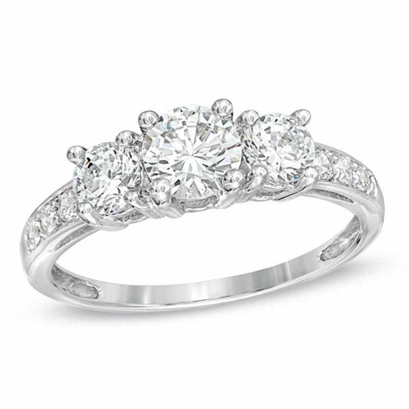 Three Stone Engagement Rings | Brilyo Jewelry