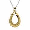 Charles Garnier Pear-Shaped Pendant in Sterling Silver with 18K Gold Plate