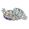 Thumbnail Image 1 of Multi-Gemstone Bracelet in Sterling Silver - 7.5"