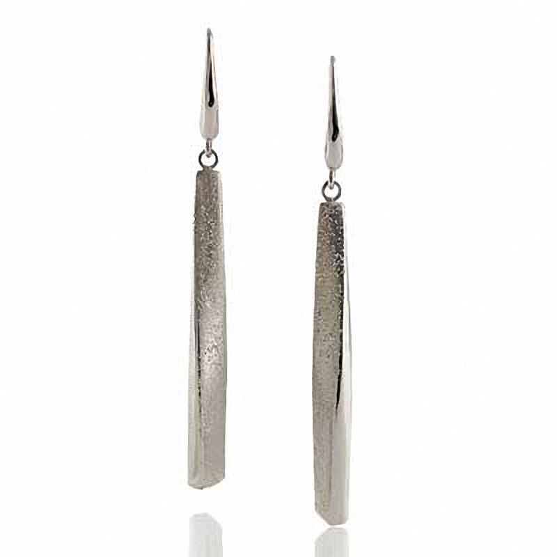 Charles Garnier Twist Drop Earrings in Sterling Silver