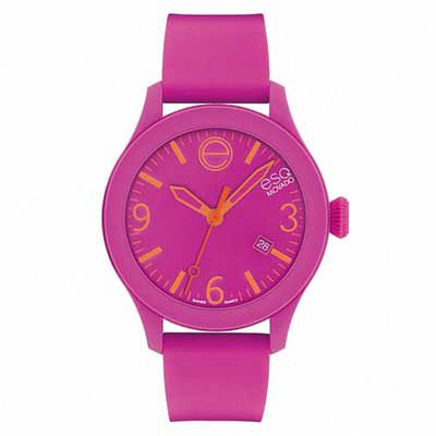 ESQ One Strap Watch with Fuchsia Dial (Model: 07301435)