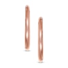 Thumbnail Image 0 of 20.0mm Hoop Earrings in 14K Rose Gold