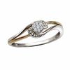 Thumbnail Image 0 of 0.25 CT. T.W. Quad Princess-Cut Diamond Frame Promise Ring in 10K White Gold