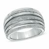 Thumbnail Image 1 of Satin Orbit Ring in Sterling Silver