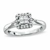 Thumbnail Image 1 of 0.25 CT. T.W. Quad Princess-Cut Diamond Promise Ring in 10K White Gold