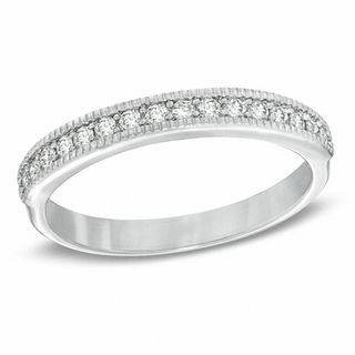 Sirena™ 0.25 CT. T.W. Diamond Milgrain Wedding Band in 14K Gold