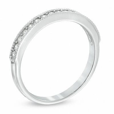 Sirena™ 0.25 CT. T.W. Diamond Milgrain Wedding Band in 14K Gold