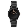 Thumbnail Image 0 of Ladies' Citizen Eco-Drive® Black IP Stainless Steel Watch with Black Dial (Model: GA1055-57F)