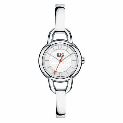 Ladies' ESQ Movado Status Bangle Watch with Silver-Tone Dial (Model: 07101418)